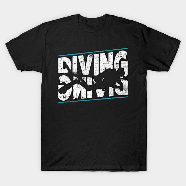 Diver Diving T-Shirt by Teeladen